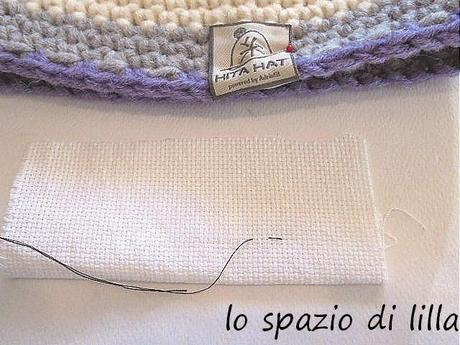 lilla's tutorials...Come cucire l'etichetta su HITA HAT Adriafil / How to sew the label on HITA HAT by Adriafil