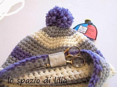 lilla's tutorials...Come cucire l'etichetta su HITA HAT Adriafil / How to sew the label on HITA HAT by Adriafil