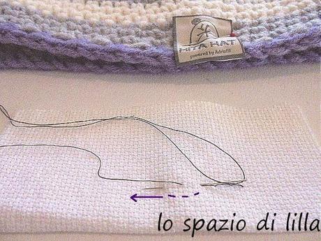 lilla's tutorials...Come cucire l'etichetta su HITA HAT Adriafil / How to sew the label on HITA HAT by Adriafil