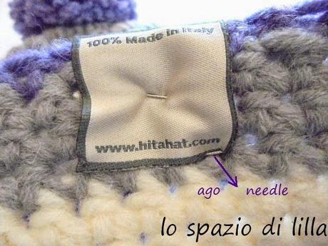 lilla's tutorials...Come cucire l'etichetta su HITA HAT Adriafil / How to sew the label on HITA HAT by Adriafil