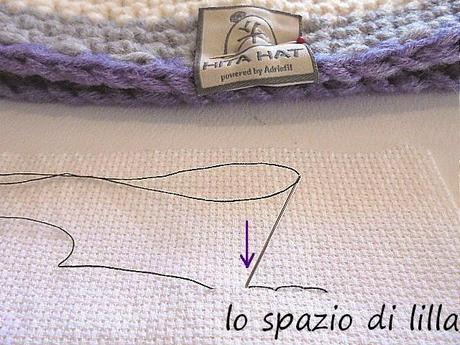 lilla's tutorials...Come cucire l'etichetta su HITA HAT Adriafil / How to sew the label on HITA HAT by Adriafil