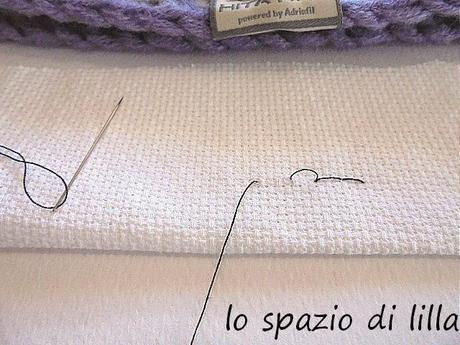 lilla's tutorials...Come cucire l'etichetta su HITA HAT Adriafil / How to sew the label on HITA HAT by Adriafil