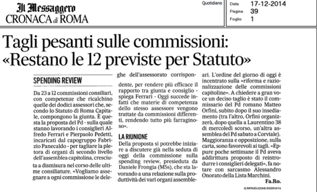 messaggero commissioni 17 dicembre 2014