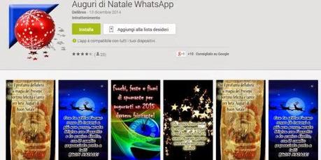 Auguri di Natale su WhatsApp