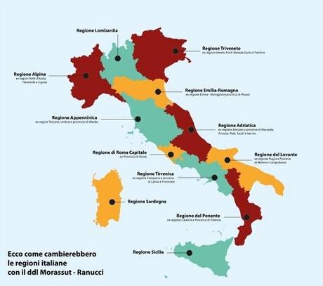 12 regioni italiane