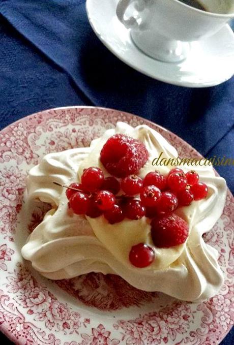 Pavlova con Chantilly al limone