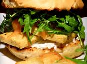 BURGER PANELLE, robiola SALMONE affumicato