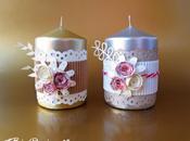 IDEA REGALO: Candele Decorate Gift idea: decorated candles