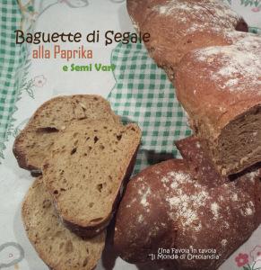 Baguette di Segale alla paprika dolce e semi vari: impasta che ti passa