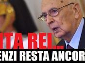 Napolitano dimette Renzi cosa Resta ancora lì!?