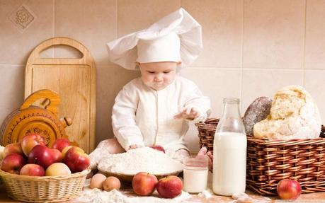 Salute e bambini a tavola