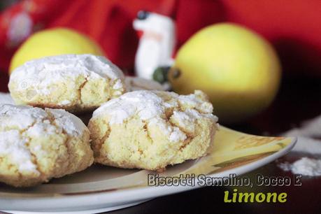 Biscotti Semolino, Cocco E Limone #BiscottiTour3