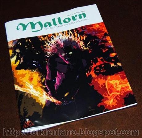 Gli auguri giunti dalla Tolkien Society per il Natale 2014  e le riviste Mallorn (55) e Amon Hen (250)