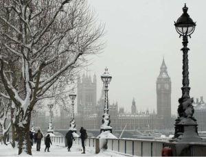 Londra neve