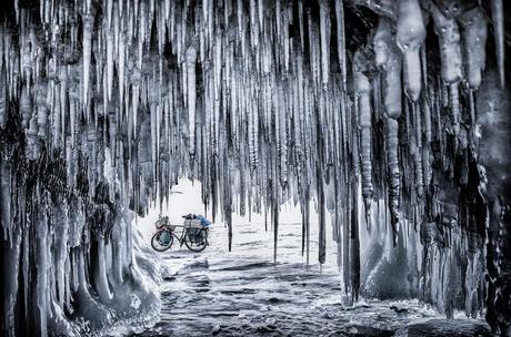 Jakub Rybicki/www.tpoty.com On an 800km bicycle journey across Baikal Lake, Ogoy Island, Russia