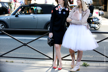 In the Street...Tulle Skirt...For vogue.it