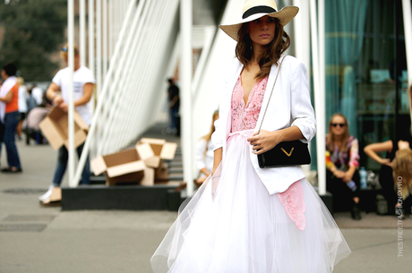In the Street...Tulle Skirt...For vogue.it