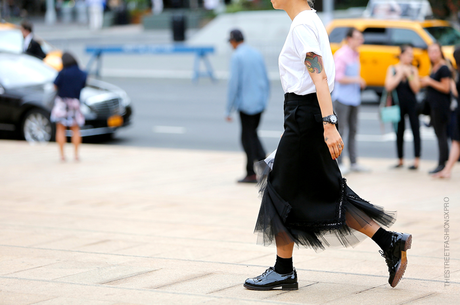 In the Street...Tulle Skirt...For vogue.it