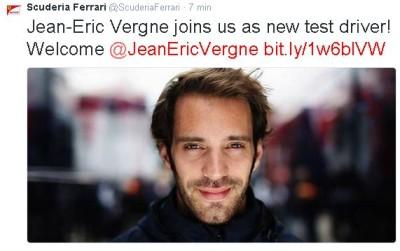 F1 | Ufficiale: La Ferrari ingaggia Vergne