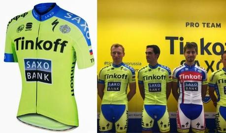 Tinkoff-Saxo, Ecco la maglia 2015 del Team e di Sagan