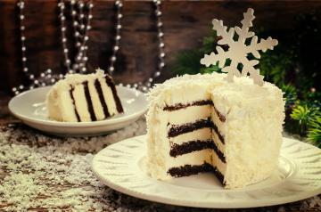 Torta al cioccolato e crema al cocco