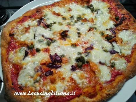 Pizza all'olio a lievitazione naturale