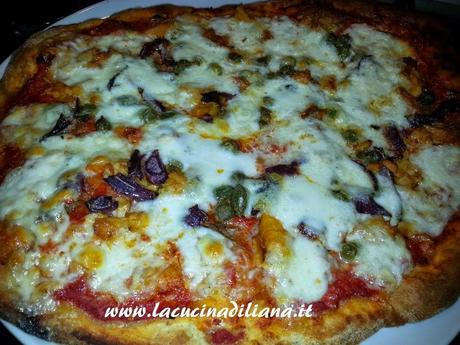 Pizza all'olio a lievitazione naturale