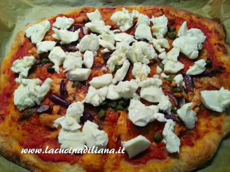 Pizza all'olio a lievitazione naturale