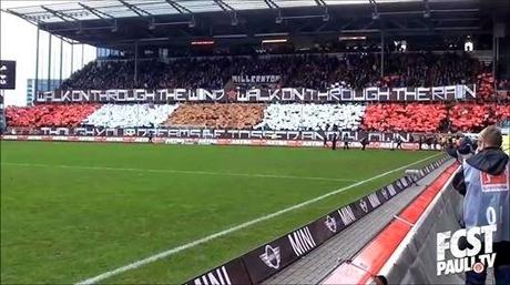 (VIDEO)FC St Pauli - YNWA auf der Süd vs Aalen