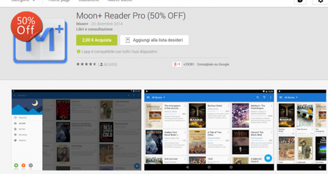 Moon  Reader Pro  50  OFF    App Android su Google Play