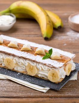 Millefoglie con banane