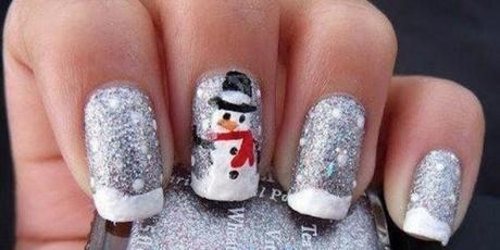 nail.art.pupazzo.di.neve