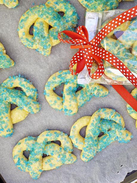 Pretzel dolci al cocco e olio d'oliva