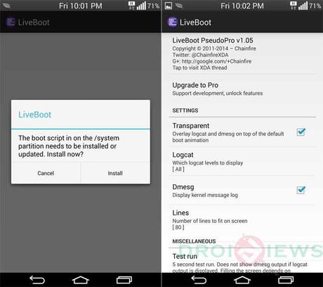 Come modificare l’animazione di avvio sui dispositivi Android con LiveBoot