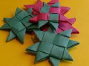 Stelle origami bimbi punte carta intrecciata