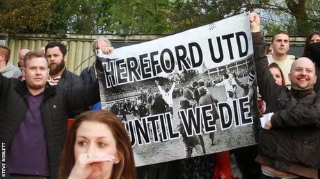 (VIDEO)Hereford United fans plan to form a new club after it was wound up at the High Court