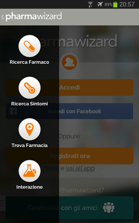 Pharmawizard: l'app con il database completo dei farmaci da banco in vendita in Italia e molto di piu'...