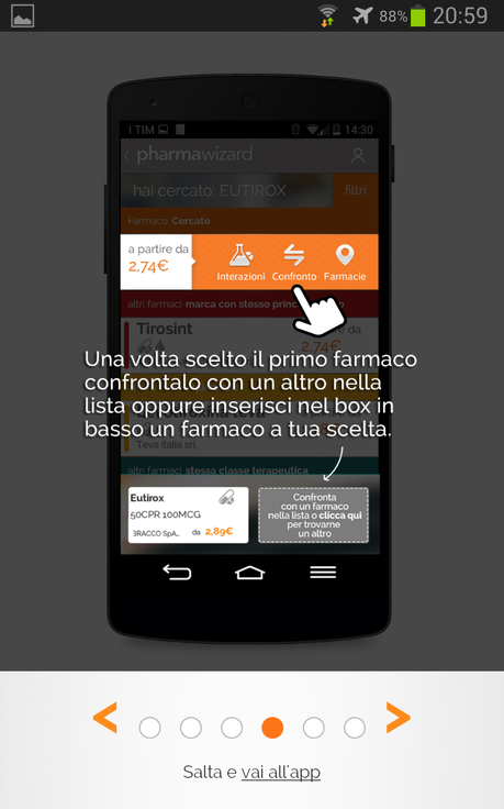 Pharmawizard: l'app con il database completo dei farmaci da banco in vendita in Italia e molto di piu'...