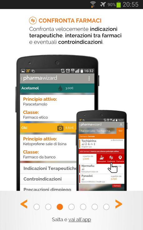 Pharmawizard: l'app con il database completo dei farmaci da banco in vendita in Italia e molto di piu'...