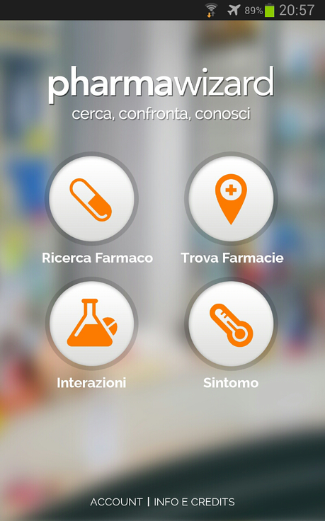 Pharmawizard: l'app con il database completo dei farmaci da banco in vendita in Italia e molto di piu'...