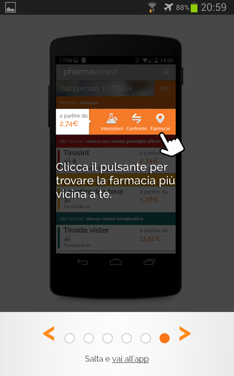 Pharmawizard: l'app con il database completo dei farmaci da banco in vendita in Italia e molto di piu'...