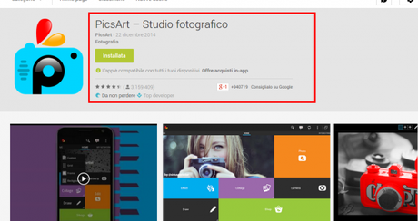 PicsArt – Studio fotografico   App Android su Google Play