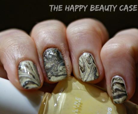 [Winter Nail Art Challenge] #7 Ornaments (in yellow and brown)