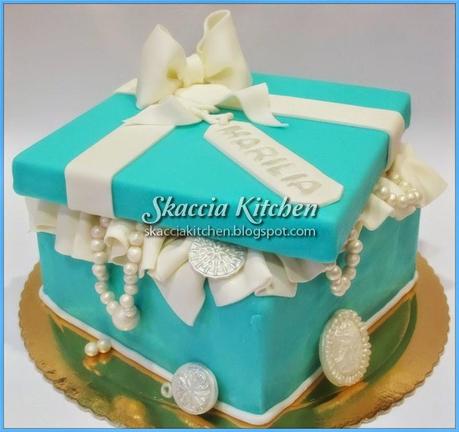 Tiffany Box Cake