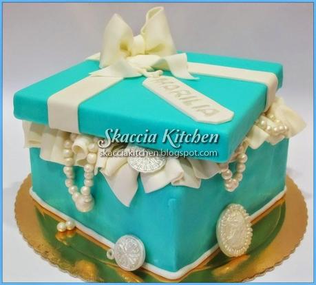 Tiffany Box Cake