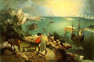 Breughel il Vecchio: Paesaggio con la caduta di Icaro