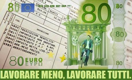 Altro che 80 euro: lavorare meno, lavorare tutti!