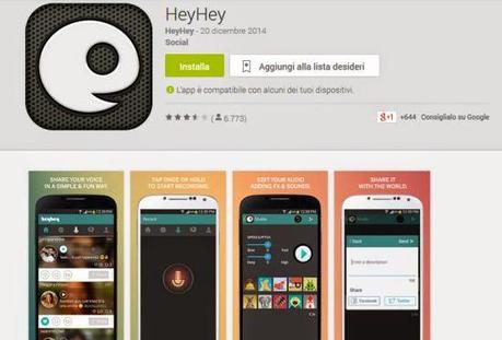 HeyHey: il nuovo social per i messaggi vocali