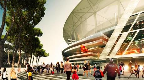 (IMMAGINI) #StadiodellaRoma, nuove immagini rilasciate da Dan Meis