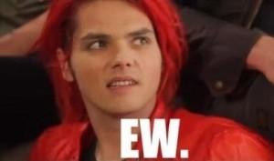 Gerard Way non approva.